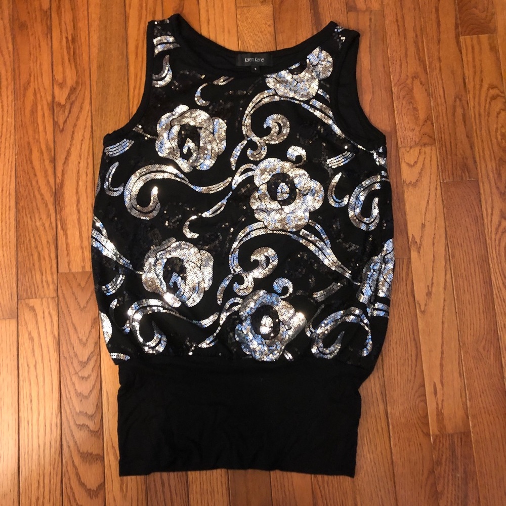 Karen Kane Sequin Top Size Small